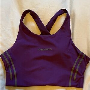 Fabletics Deep Purple Sports Bra